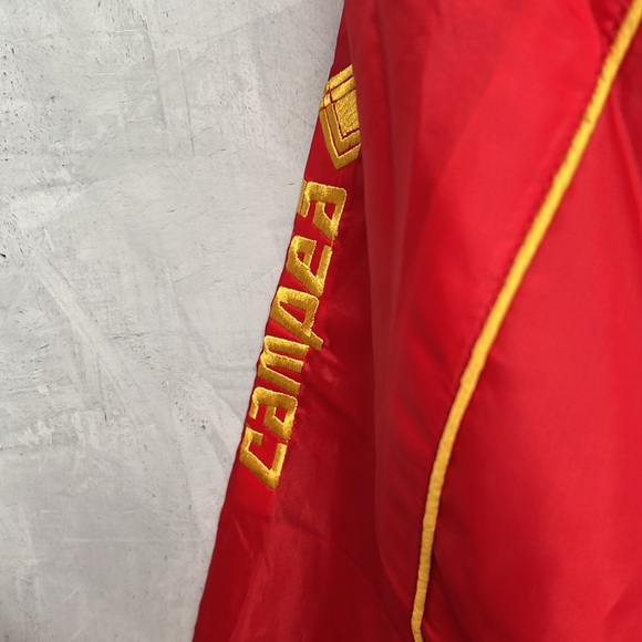 Men’s Vintage Campea Red Windbreaker Jacket, Zipper Front, Size L - Picture 3 of 7